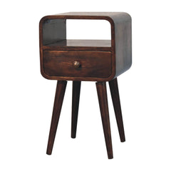 Mini Curve Open Bedside Nightstand