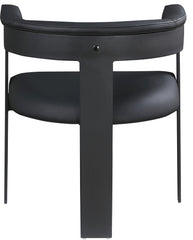 Romeo - Faux Leather Dining Chair With Black Base (Set of 2)