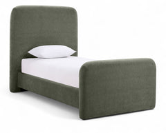 Fira - Chenille Fabric Upholstered Bed