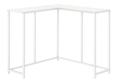 Corner Accent Console Table For Entryway, Unique L-Shaped Design