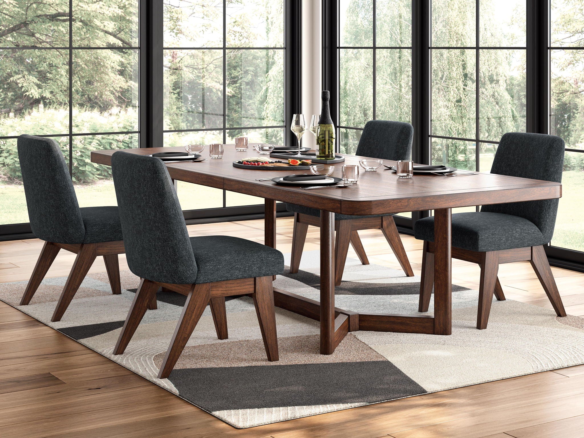 Dilenno - Extension Dining Table Set