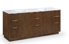 Willard - Engineered Stone And Solid Wood Bathroom Vanity