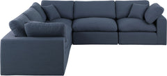 Comfy - 5 Piece Linen Modular Corner Sectional