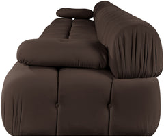 Orin - Velvet 5 Piece Modular Armless Sofa