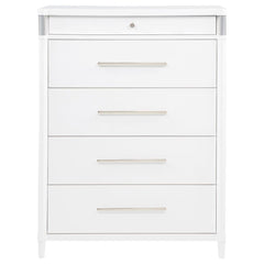 Gracemont - 5-Drawer Bedroom Chest Of Drawers - White
