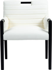 Aimee - Dining Arm Chair - Black Legs