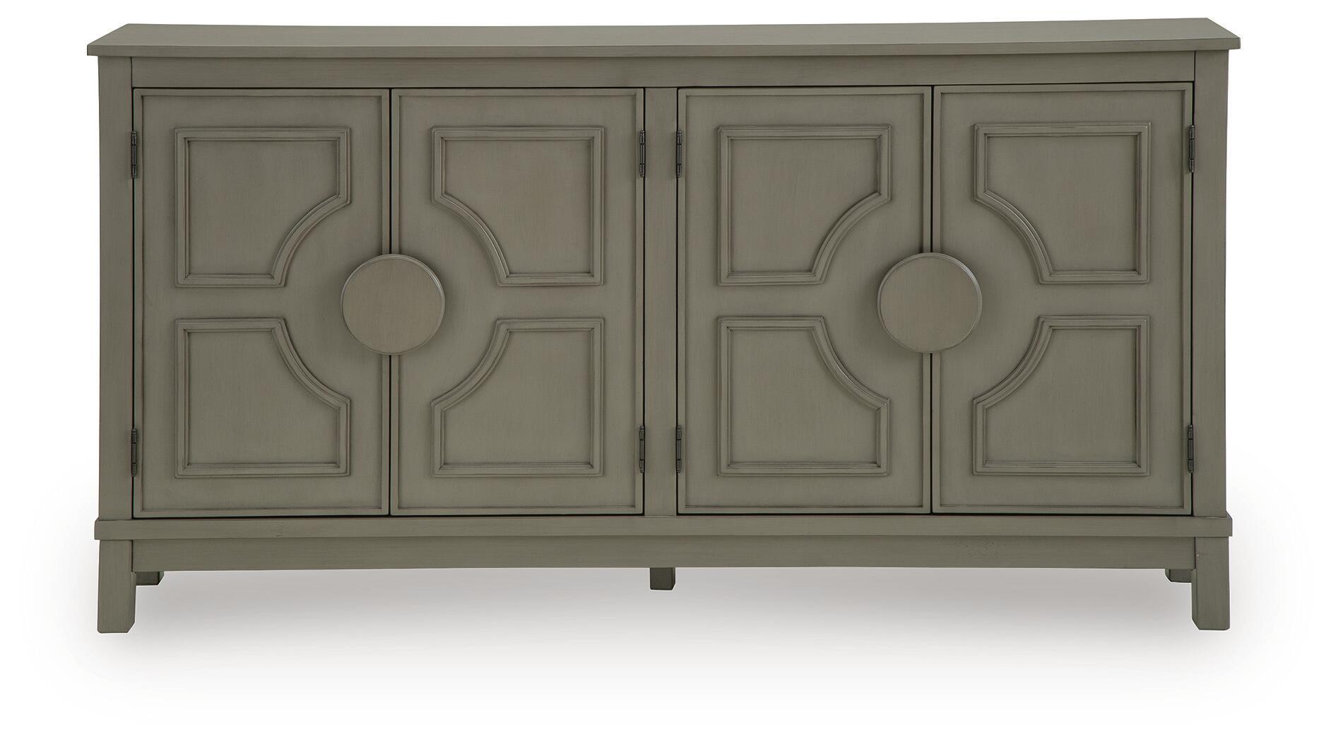 Darlock - Accent Cabinet - Warm Gray
