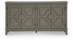 Darlock - Accent Cabinet - Warm Gray