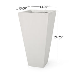 Outdoor Modern Cast Stone Planter