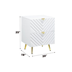 Gaines - High Gloss Nightstand