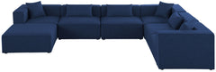Cube - Linen 7 Piece Modular Sectional