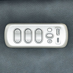 Vernon - Power Swivel Gliding Recliner With Power Headrest, Lumbar, Heat & Massage