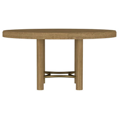 Arini - 60" Round Wood Dining Room Table - Sand Wash